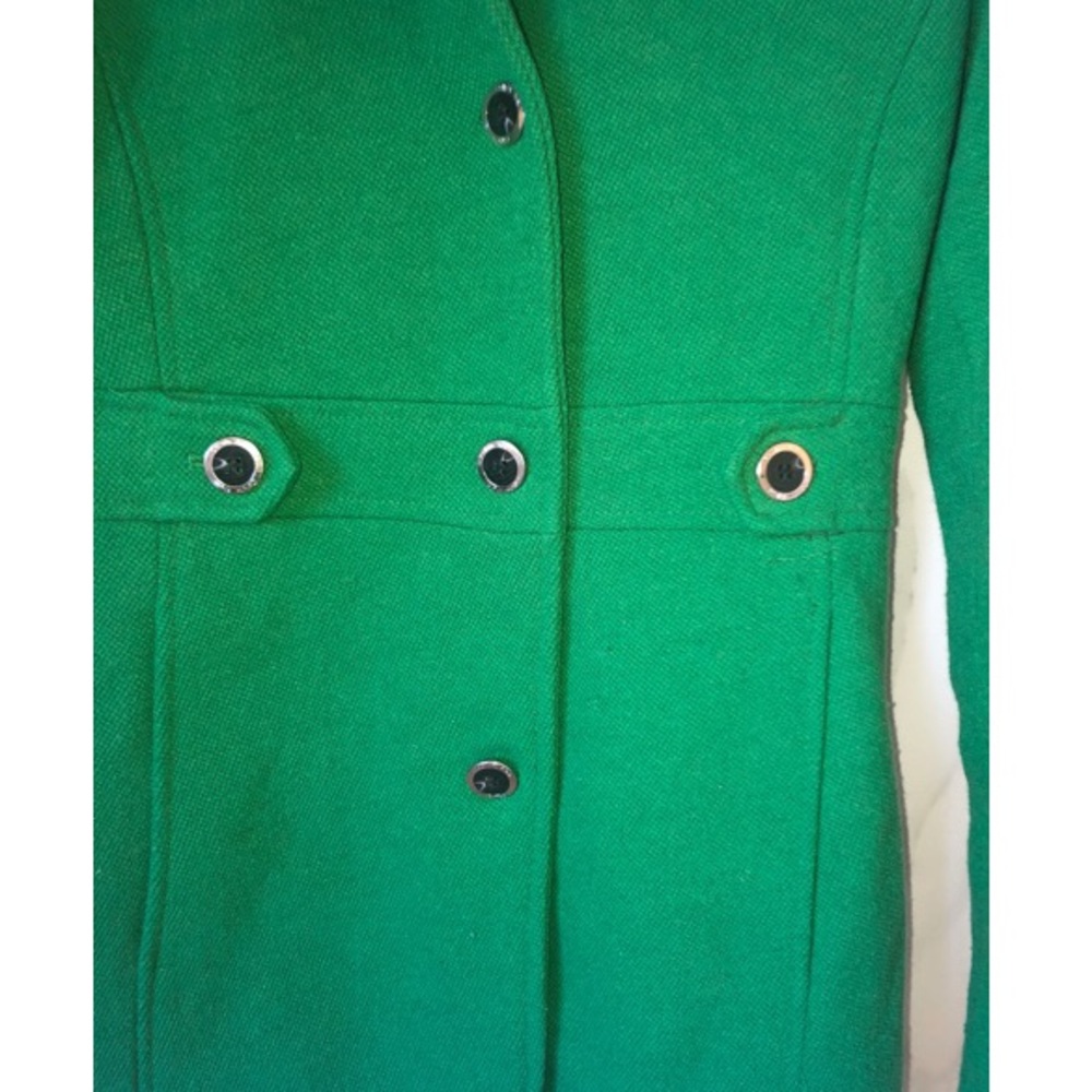 Calvin Klein Jungle Green Pea Coat with Quilted Liner